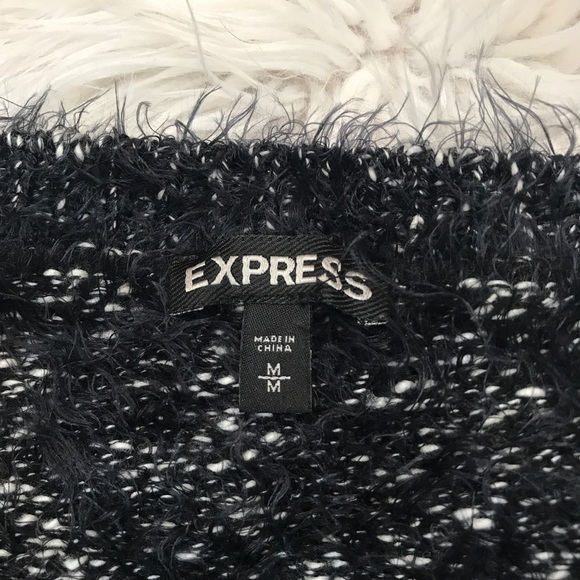 🚫 Express Fuzzy Lace Up Sweater - Picture 3 of 4